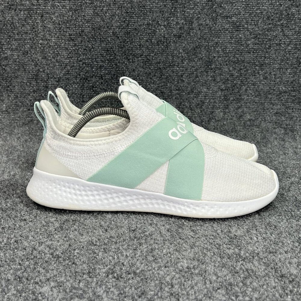 Adidas Puremotion Adapt Athletic Shoes Women's Size 10‎ White Slip On Sneakers